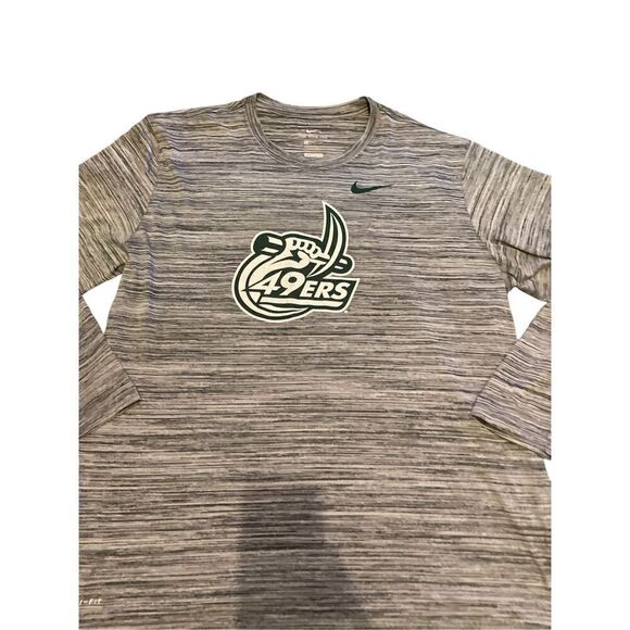 The Nike Tee 49’ers Dri Fit Athletic Cut Gray Pullover Shirt XXL - Picture 2 of 5